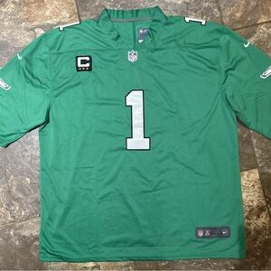 Jalen Hurts 4XL Kelly green Jersey